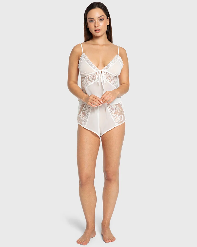 Isla & Evie Isla & Evie Chiffon Cami Pajama Set